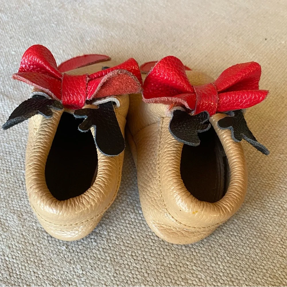 Vintage Leather Reindeer Shoes Holiday Season